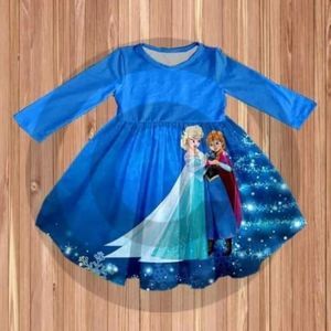 NEW DISNEY'S FROZEN ELSA & ANNA DRESS